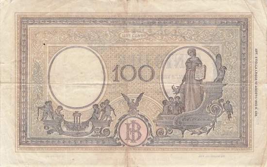 100 Lire 1943 p.67a